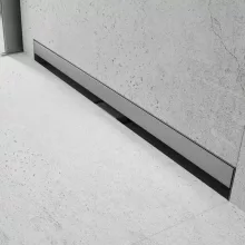 HD Mars+ 08 Chrome rozsdamentes acél komplett fali zuhanyfolyóka, kettős bűzzárral