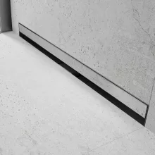 HD Mars 08 Chrome csempézhető rozsdamentes acél komplett fali zuhanyfolyóka