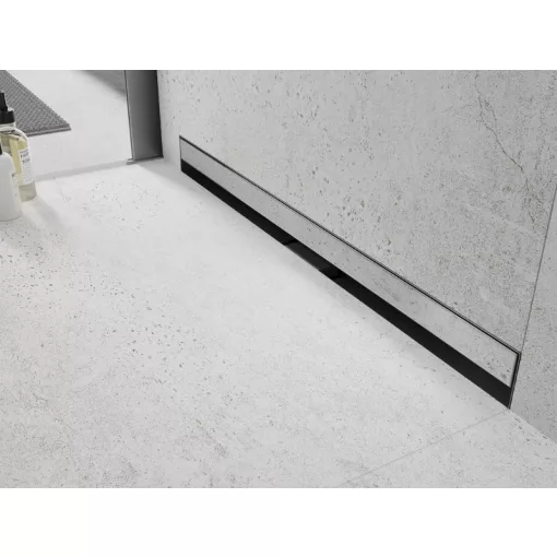 HD Mars 08 Chrome csempézhető rozsdamentes acél komplett fali zuhanyfolyóka