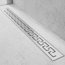 HD Mars+ 09 Chrome rozsdamentes acél komplett zuhanyfolyóka, kettős bűzzárral