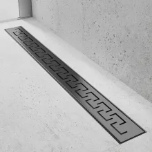 HD Mars 09 Black rozsdamentes acél komplett zuhanyfolyóka