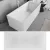   HD Miami White szögletes térben álló akril kád fényes fehér túlfolyóval és click-clack leeresztővel, 170x75x58 cm