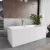   HD Miami White szögletes térben álló akril kád fényes arany túlfolyóval és click-clack leeresztővel, 170x75x58 cm
