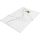 HD Marco+ White Marble 80x100 SMC kompozit slim szögletes kőhatású zuhanytálca, arany színű ráccsal, 2,6 cm magas, szifon nélkül