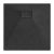 HD Marco Black 80x80/90x90 SMC kompozit slim szögletes kőhatású zuhanytálca, 2,6 cm magas, szifon nélkül