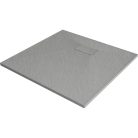 HD Marco Gray 90x90 SMC kompozit slim szögletes kőhatású zuhanytálca, 2,6 cm magas, szifon nélkül
