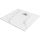 HD Marco+ White Marble 80x80/90x90 SMC kompozit slim szögletes kőhatású zuhanytálca, krómozott ráccsal, 2,6 cm magas, szifon nélkül