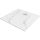 HD Marco+ White Marble 80x80/90x90 SMC kompozit slim szögletes kőhatású zuhanytálca, fehér ráccsal, 2,6 cm magas, szifon nélkül