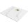 HD Marco+ White Marble 90x90 SMC kompozit slim szögletes kőhatású zuhanytálca, arany színű ráccsal, 2,6 cm magas, szifon nélkül