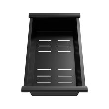 HD A-Type acél csepegtető kosár, matt fekete színben, 38,5x20,5 cm