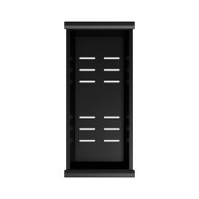 HD A-Type acél csepegtető kosár, matt fekete színben, 38,5x20,5 cm