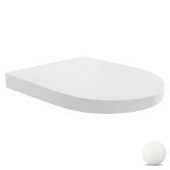   HD Compact "A" Matt White WC tető matt fehér zsanérral