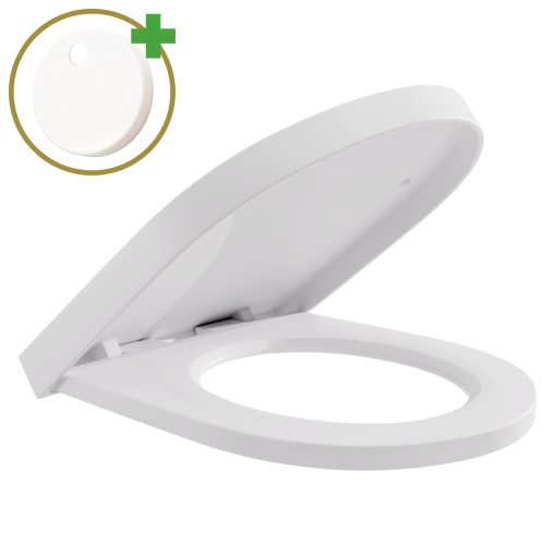 HD Compact "A" Matt White WC tető matt fehér zsanérral