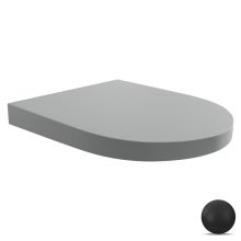 HD Compact "A" Matt Grey WC tető matt fekete zsanérral