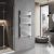 HD Apollo 1200x500 mm design törölközőszárító radiátor, króm