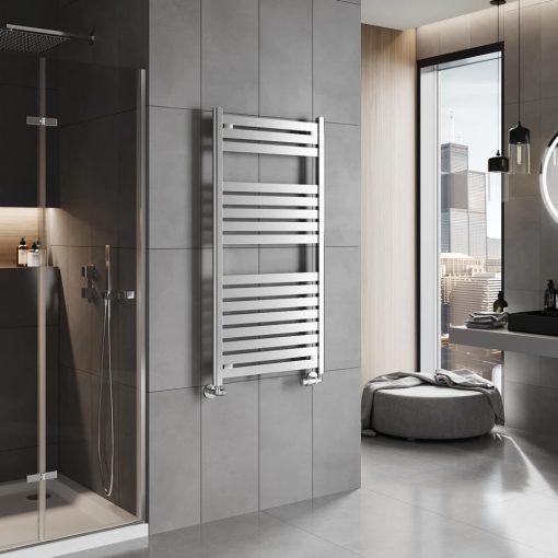 HD Apollo Chrome 1600x500 mm design törölközőszárító radiátor, króm