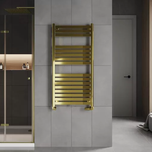 HD Apollo Gold 1600x600 mm design törölközőszárító radiátor, arany