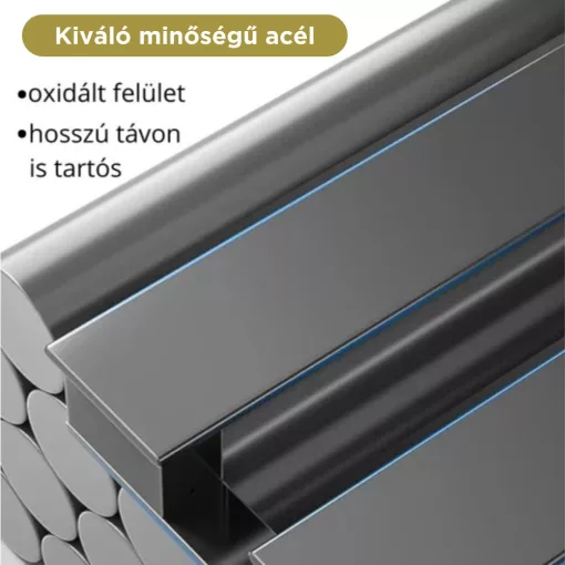 HD Apollo Gold 1600x600 mm design törölközőszárító radiátor, arany
