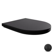 HD Slim "A" Matt Black WC tető matt fekete zsanérral
