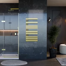 HD Astoria Gold 1000x500 mm design törölközőszárító radiátor, fényes arany