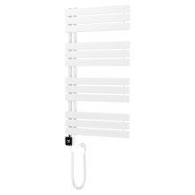 HD Astoria White 1000x600 mm smart elektromos design törölközőszárító radiátor 400W-os wifi-s fűtőpatronnal, smart funkcióval, fényes fehér