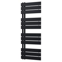 HD Astoria Black 1200x500 mm design törölközőszárító radiátor, matt fekete