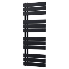   HD Astoria Black 1200x500 mm design törölközőszárító radiátor, matt fekete