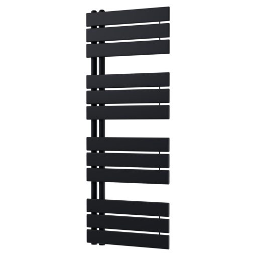 HD Astoria Black 1200x500 mm design törölközőszárító radiátor, matt fekete