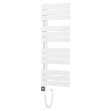 HD Astoria White 1200x500 mm smart elektromos design törölközőszárító radiátor 400W-os wifi-s fűtőpatronnal, smart funkcióval, fényes fehér