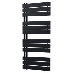   HD Astoria Black 1200x600 mm design törölközőszárító radiátor, matt fekete