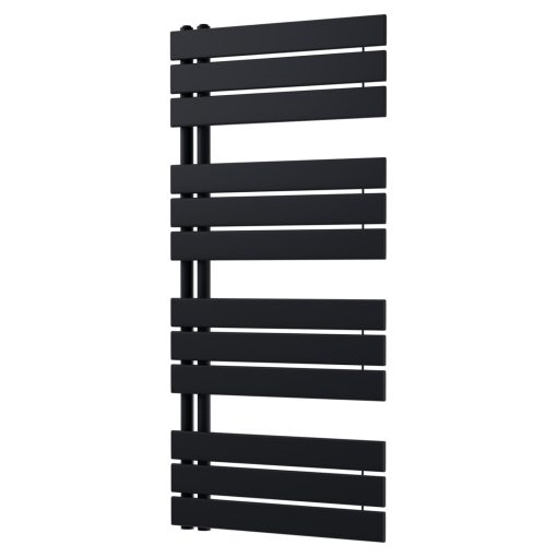 HD Astoria Black 1200x600 mm design törölközőszárító radiátor, matt fekete