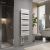 HD Astoria White 1200x600 mm elektromos design törölközőszárító radiátor 400W-os fűtőpatronnal, fényes fehér