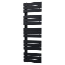HD Astoria Black 1400x500 mm design törölközőszárító radiátor, matt fekete