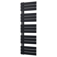   HD Astoria Black 1400x500 mm design törölközőszárító radiátor, matt fekete