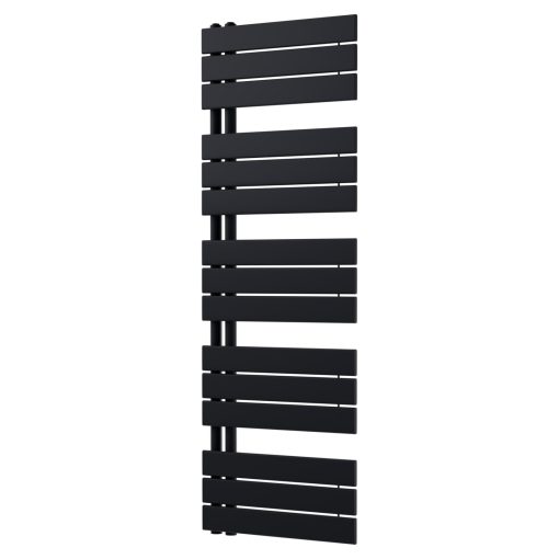 HD Astoria Black 1400x500 mm design törölközőszárító radiátor, matt fekete