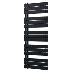   HD Astoria Black 1400x600 mm design törölközőszárító radiátor, matt fekete