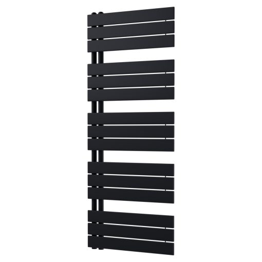HD Astoria Black 1400x600 mm design törölközőszárító radiátor, matt fekete