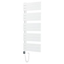 HD Astoria White 1400x600 mm smart elektromos design törölközőszárító radiátor 600W-os wifi-s fűtőpatronnal, smart funkcióval, fényes fehér