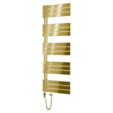 HD Astoria Gold 1600x600 mm elektromos design törölközőszárító radiátor 900W-os fűtőpatronnal, fényes arany
