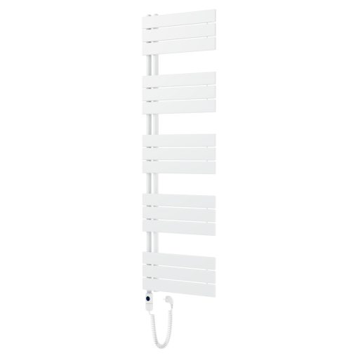HD Astoria White 1600x500 mm elektromos design törölközőszárító radiátor 600W-os fűtőpatronnal, fényes fehér