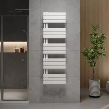 HD Astoria White 1600x500 mm design törölközőszárító radiátor, fényes fehér