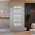   HD Astoria White 1600x600 mm elektromos design törölközőszárító radiátor 900W-os fűtőpatronnal, fényes fehér