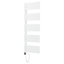 HD Astoria White 1600x600 mm smart elektromos design törölközőszárító radiátor 900W-os wifi-s fűtőpatronnal, smart funkcióval, fényes fehér