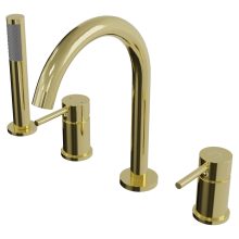 HD Astro Glossy Gold perembe építhető négylyukú kádtöltő csaptelep