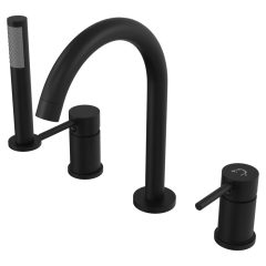   HD Astro Black perembe építhető négylyukú kádtöltő csaptelep