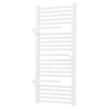 HD Atlas White 1000x500 mm design törölközőszárító radiátor, fényes fehér