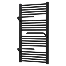 HD Atlas Black 1000x600 mm design törölközőszárító radiátor, matt fekete
