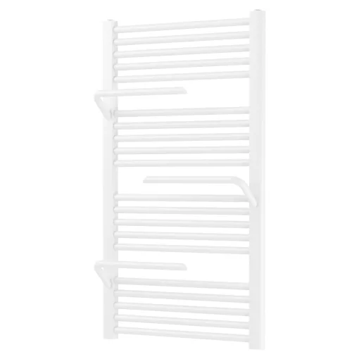 HD Atlas White 1000x600 mm design törölközőszárító radiátor, fényes fehér