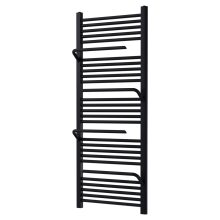 HD Atlas Black 1400x600 mm design törölközőszárító radiátor, matt fekete