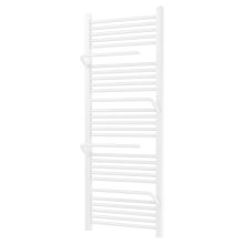 HD Atlas White 1400x600 mm design törölközőszárító radiátor, fényes fehér